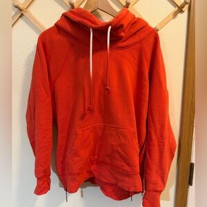 PEACE LOVE WORLD Alina French Terry CowlNeck Sweatshirt SideZip Oversized small